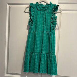 Maeve Green Ruffled Dress, xxs, excellent condition
